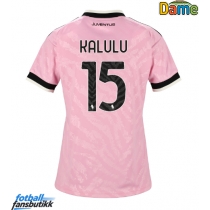 Juventus Pierre Kalulu #15 Bortedrakt Dame 2026-27 Kortermet